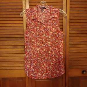 Chaps sleeveless blouse